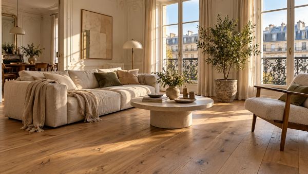 Réussir un intérieur contemporain avec le sol adapté